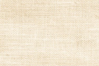 Pastel krem kendir veya çul kumaş veya kenevir çuval doku arka plan. Sanatsal wale keten tuval duvar kağıdı. Battaniye veya metin süslemesi için kopya alanı desenle pamuk perde. 