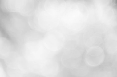 Soyut Beyaz Bokeh yumuşak arka plan bulanık doğa bulanık ışıkla parıldayan vintage tarzı sıcak pastel parti ve serin renkli ufuk daire soluk. Tatil kartı için parlak kopya alanı. 
