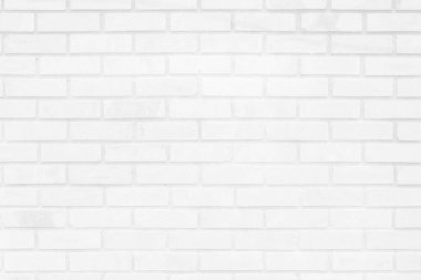 Doku arka plan beyaz ve gri tuğla duvar. Tuğla veya döşeme iç rock eski desen taş temizlemek beton ızgara düzensiz tuğla tasarım yığını.