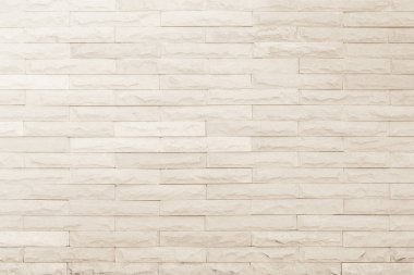 Dekoratif tuğla kumtaşı duvar yüzeyi seamless krem modeli modern tarzı tasarım Dekoratif beton ile düzensiz realmasonry duvar çok renkli taşlar veya bloklar Beyaz Çimento kırık.