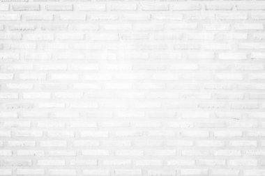 Beyaz tuğla duvar doku arka plan. Tuğla veya döşeme iç desen taş temizlemek beton tasarım yığını.