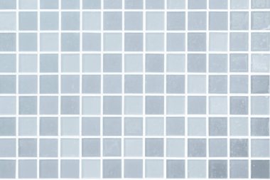 Beyaz veya gri Seramik duvar ve zemin döşeme arka plan. Geometrik mozaik doku yatak odası dekorasyon için tasarım. Zemin reklam afiş poster veya web için basit seamless modeli