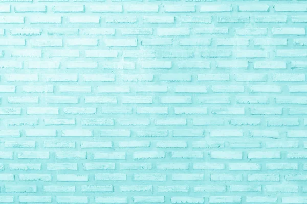 Pastal Blue and White brick wall texture background. Brickwork or stonework flooring interior rock old pattern clean concrete grid uneven bricks design stack