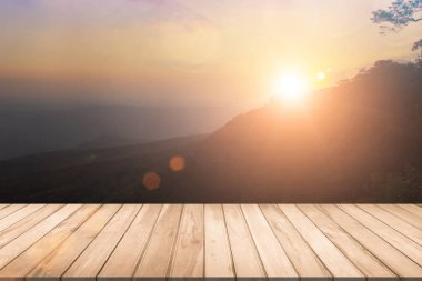 Ahşap Teras doğal b olarak milli park alanı Parkı kullanmak,