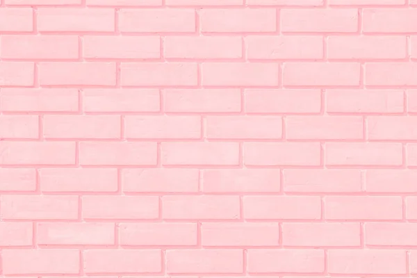 Pastal różowy i biały ceglany mur tła tekstury. Cegły o — Zdjęcie stockowe