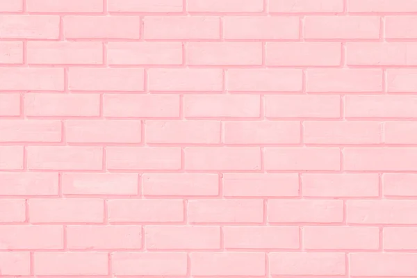 Pastal rosa e branco tijolo parede textura fundo. Tijolos ou pedra piso interior rocha velho padrão limpo grade de concreto desigual tijolos design pilha . — Fotografia de Stock