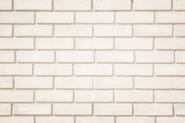 Krem ve beyaz duvar dokusu, tuğla desenli modern dekoratif ev ve klasik taş döşeme döşemesi iç mimarisi veya kopya alanı için eski beton tuğla yığını dikişsiz doğa.