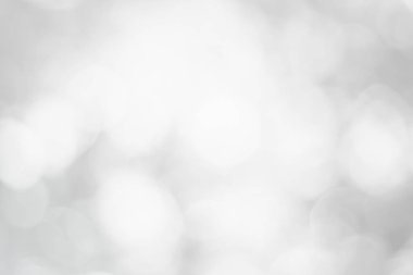 Yumuşak bulanık arka plan ile Soyut Beyaz Bokeh.
