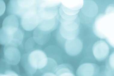 Soyut Mavi Bokeh, arka planı bulanık, doğa bulanık.