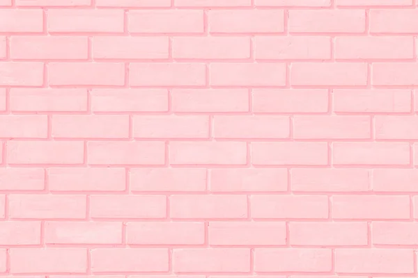 Pastal rosa e branco tijolo parede textura fundo. Tijolos ou pedra piso interior rocha velho padrão limpo grade de concreto desigual tijolos pilha de design. Espaço de cópia . — Fotografia de Stock