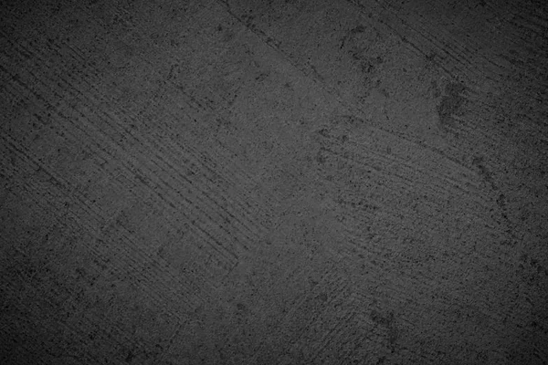 Art noir béton pierre texture pour le fond en noir. ont couleur sèche rayé surface mur couverture abstraite papier coloré rayures shabby vintage ciment et sable gris foncé détail couvrant. — Photo