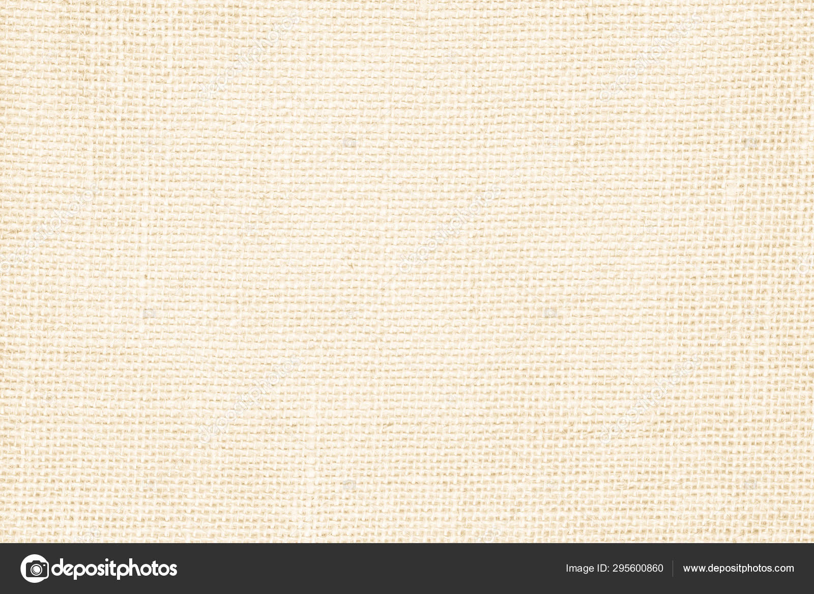 Cream texture canvas fabric background., Stock image
