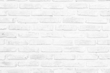 Metro da odada Duvar beyaz tuğla duvar doku arka plan. Brickwork stonework iç, kaya eski temiz beton ızgara düzensiz soyut yıpranmış tuğla kiremit tasarımı, yatay mimari duvar kağıdı.