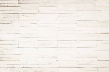 Krem ve beyaz duvar dokusu, tuğla desenli modern dekoratif ev ve klasik taş döşeme döşemesi iç mimarisi veya kopya alanı için eski beton tuğla yığını dikişsiz doğa.