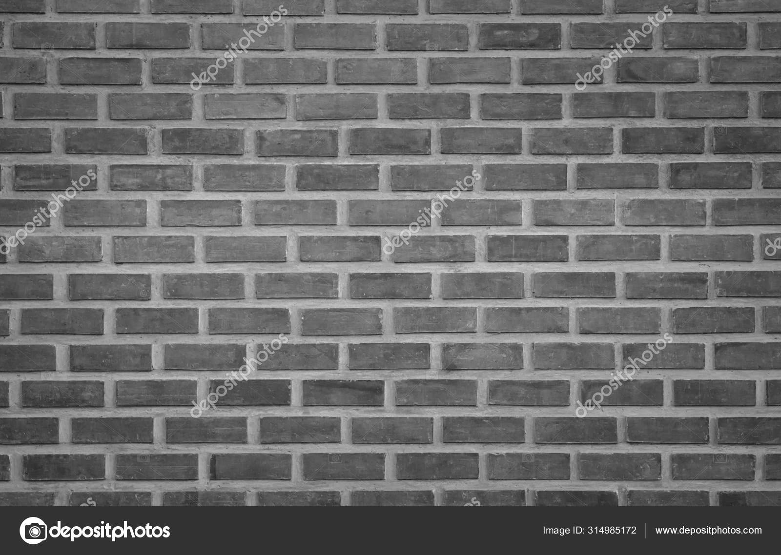 Abstract Wall Black Brick Wall Texture Background Pattern