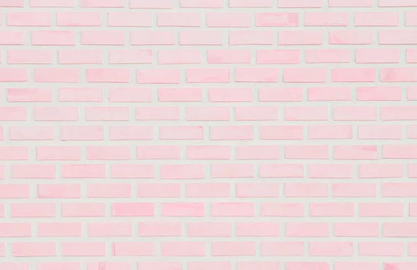 Abstrakt pastell rosa och vit tegelvägg textur bakgrund pre bröllop. Tegel eller stenarbeten Lovely golv interiör rock gamla mönster ren betong rutnät ojämna tegel, design alla hjärtans dag. — Stockfoto