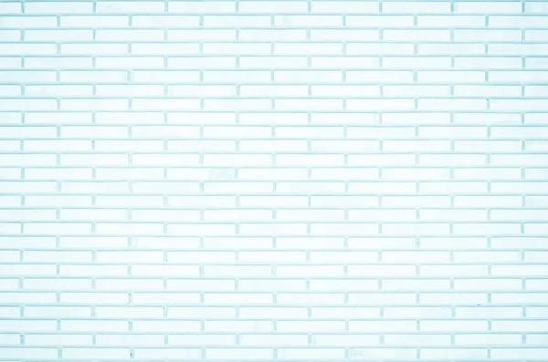 Empty Brick Wall Painted Pale Blue Paint Pastel Calm Tone — Stock Photo, Image