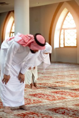 Müslüman dua erkek ve kadın Camii