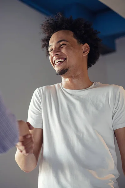 Teamwork Deal Samarbete Partnerskap företagare skakar hand — Stockfoto