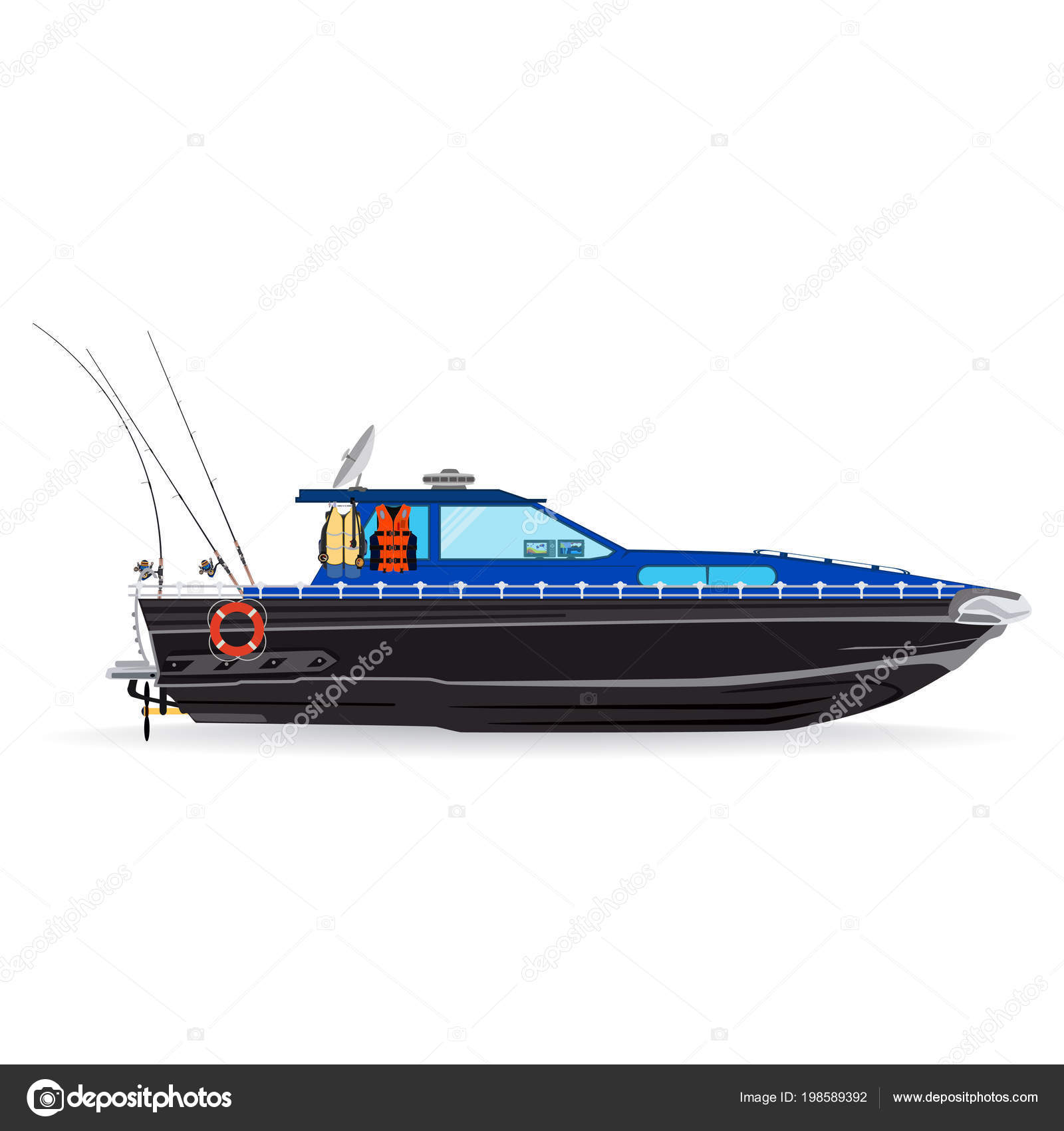 boat fishing equipment
