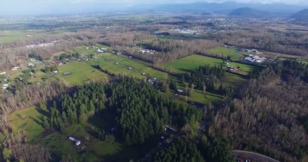 Vue Aérienne Village Aux Etats Unis — Video