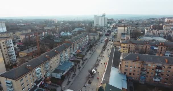 Panoramautsikt Över Staden — Stockvideo