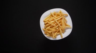 Yakın çekim lezzetli patates kızartması
