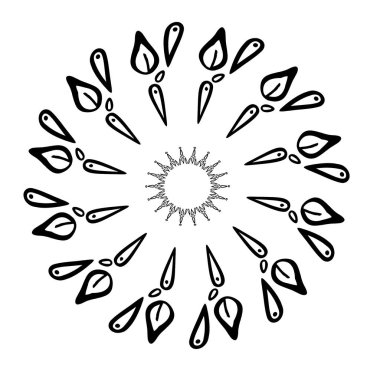 Soyut geometrik şekiller kar tanesi. Noel. Yeni yıl kartı illüstrasyon. Tatil tasarım.