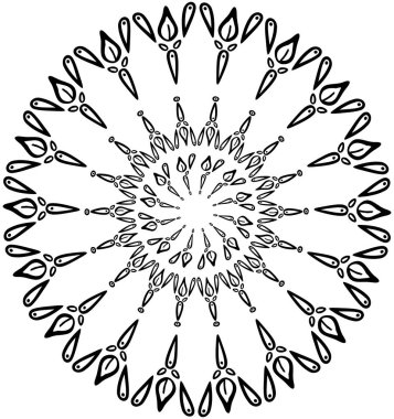 Geometrik şekillerin Vektör Soyut kar tanesi. Noel. Yeni yıl kartı illüstrasyon. Tatil tasarımı.