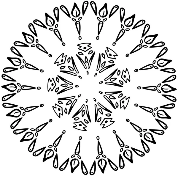 Διάνυσμα αφηρημένο νιφάδα χιονιού γεωμετρικών σχημάτων. Χριστούγεννα. Εικονογράφηση κάρτας Πρωτοχρονιάς. Σχεδιασμός διακοπών. — Διανυσματικό Αρχείο