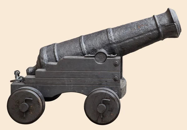 Medieval cannon Gunpowder artillery in the Middle Ages — Stock Photo, Image