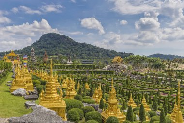 Pattaya, Tayland 'da Nong Nooch Tropikal Bahçesi.