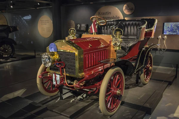 Riga, Lettország-február 18, 2019:1903 Krastin a rigai Motormúzeumban — Stock Fotó
