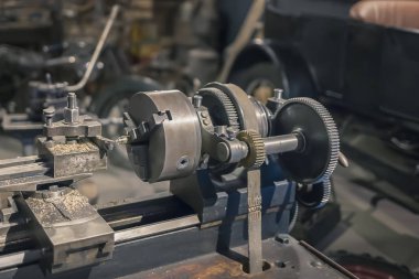 Vintage Torna birimleri ve toplamları mekanik ekipman.