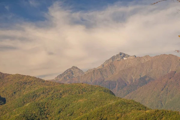 Φύση Και Ορεινά Τοπία Του Σότσι Και Rosa Khutor Mountain — Φωτογραφία Αρχείου