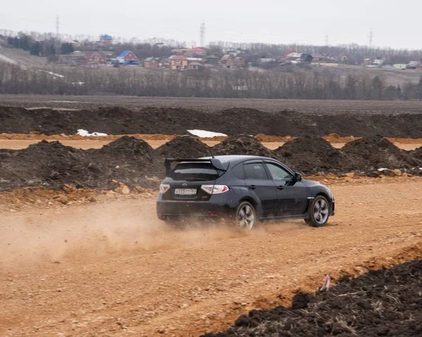 Rostov Don Rusia 2019 Curse Motor Concursuri Automobile Amatori Șoseaua — Fotografie, imagine de stoc