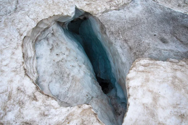 Alibeksky Mountain Glacier Dombay Republik Karatschaj Cherkess Russland — Stockfoto