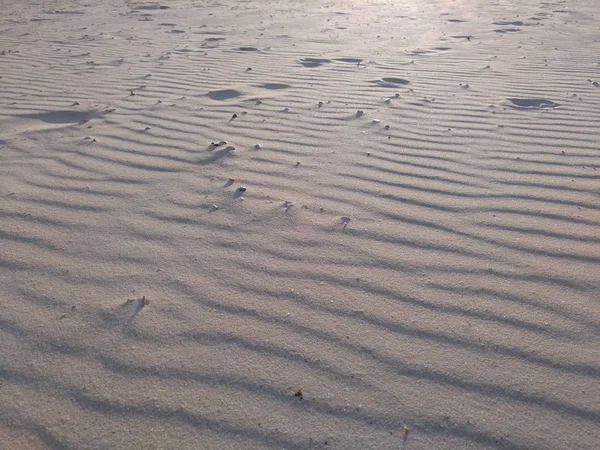 La texture de la côte maritime avec du sable blanc , — Photo