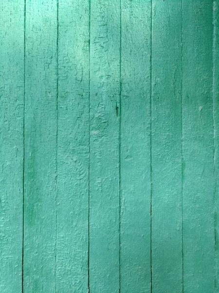 Green table top view with cracked paint — Stock Photo, Image