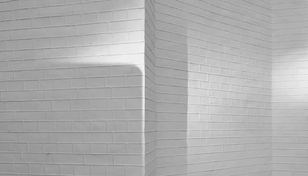 The texture of a brick wall with shadows — Stock Photo, Image