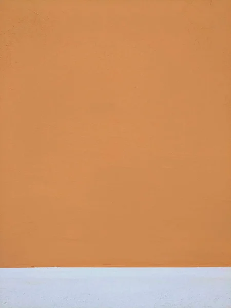 Superficie de pared exterior de color naranja, pintado . — Foto de Stock