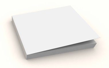 Nötr arka plan, boş kitap şablonu 