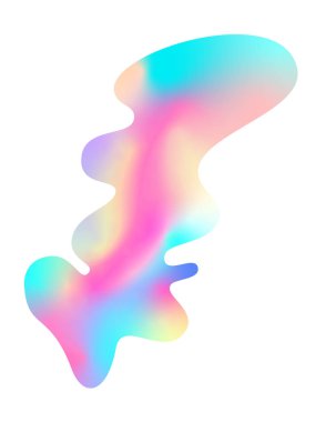 sıvı sedefgrad gradyan vektör illüstrasyon 