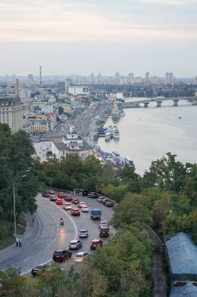 Vista aerea della città di Kiev — Foto Stock