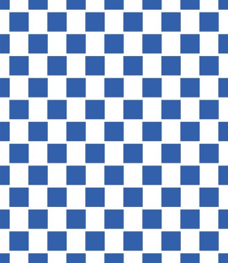 Mavi karelerin kusursuz deseni