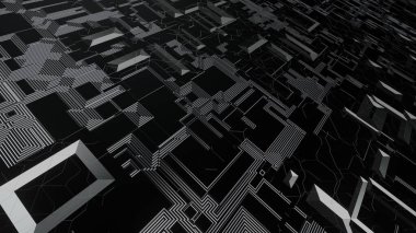 Bilim kurgu manzarası, teknolojik yüzey