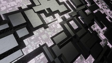 Bilim kurgu manzarası, teknolojik yüzey