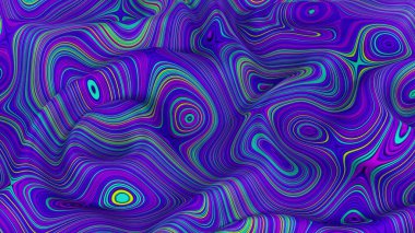 Kabartmalı yüzeyin dokusu, renkli çizgiler.