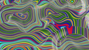 Kabartmalı yüzeyin dokusu, renkli çizgiler.