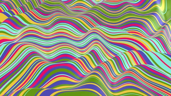 Textura da superfície em relevo, listras coloridas — Fotografia de Stock